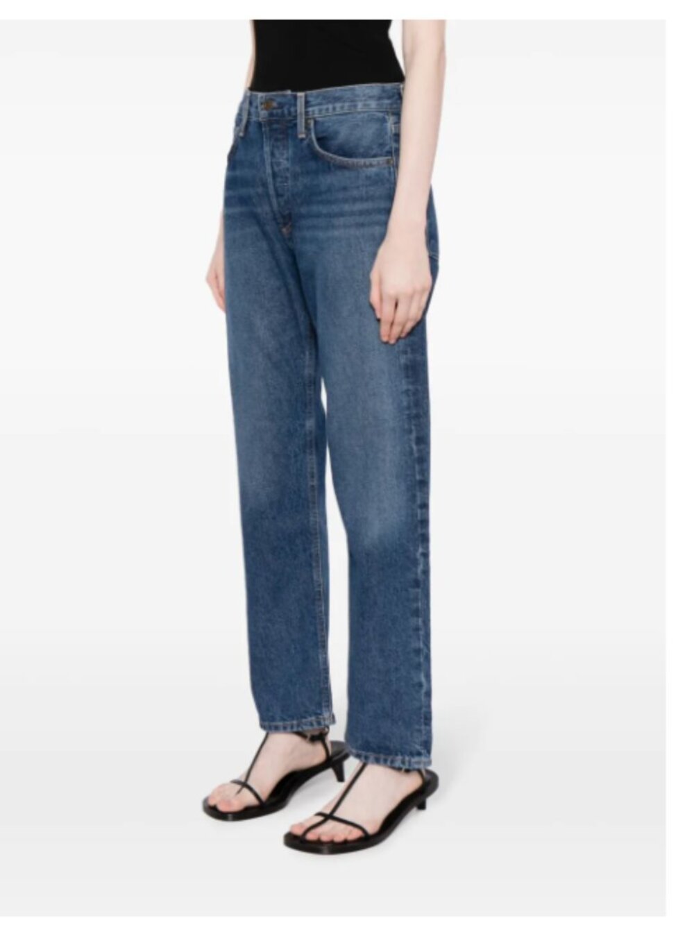 Agolde‎ Parker Long Jeans Size 27 Dark Wash
